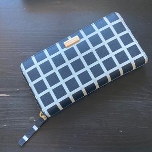 KATE SPADE Laurel Way Printed Check Neda Wallet